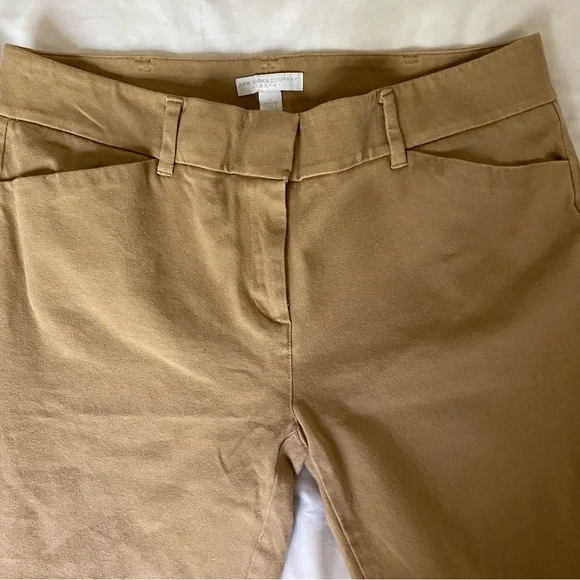 New York & Company Khaki Skinny Ankle Pants - Picture 7 of 11